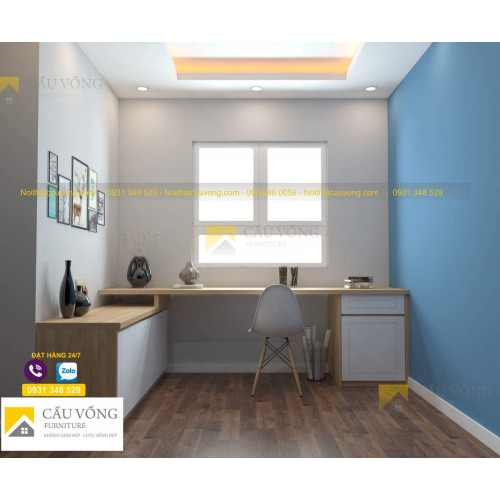 Bàn làm việc gỗ công nghiệp BLV98 Bàn làm việc gỗ công nghiệp BLV98